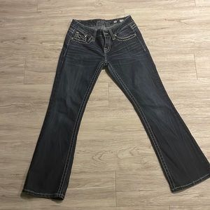 Miss me boot cut dark jeans size 26